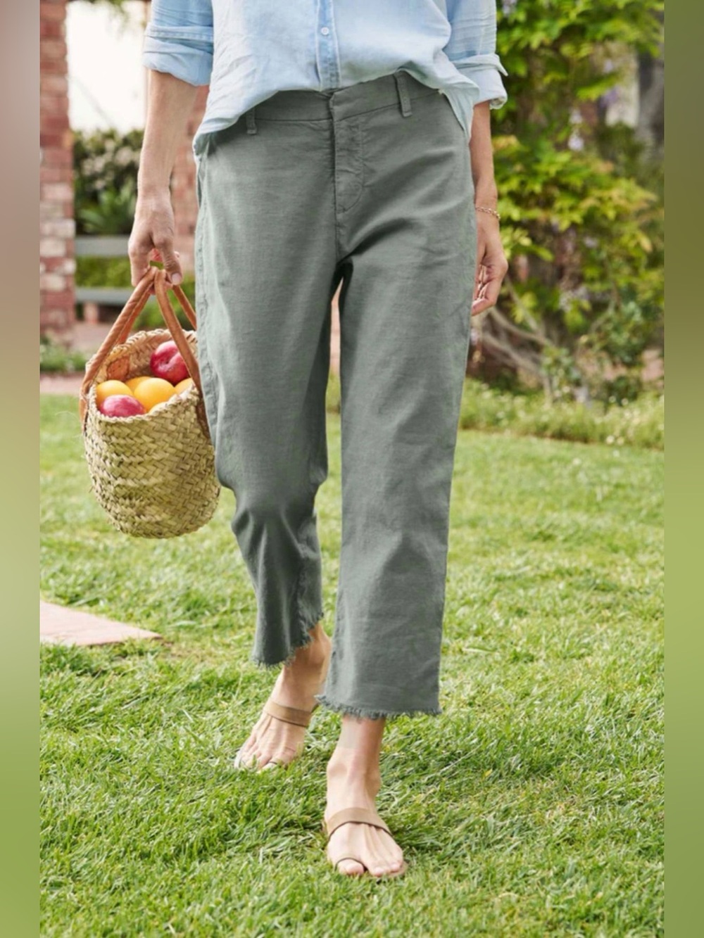 Frank & Eileen Kinsale Pants in Rosemary Grey